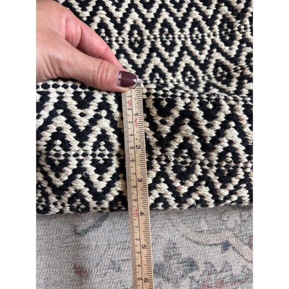 Boho XL Tote Bag Woven Rug Fabric Travel Carryall Mom Market Bag Aztec Print - Picture 8 of 8